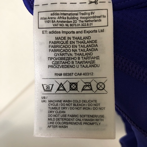 adidas techfit Sports Bra - Size Medium - Picture 7 of 8